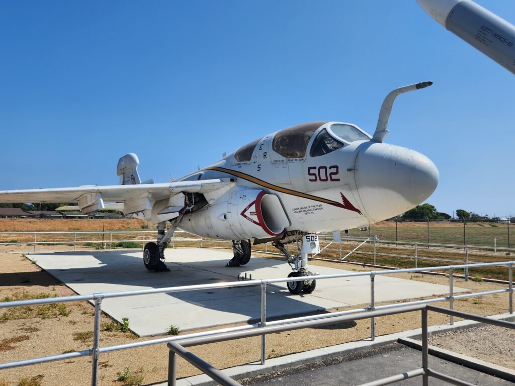 An EA-6B at the Point Mugu Missile Park.